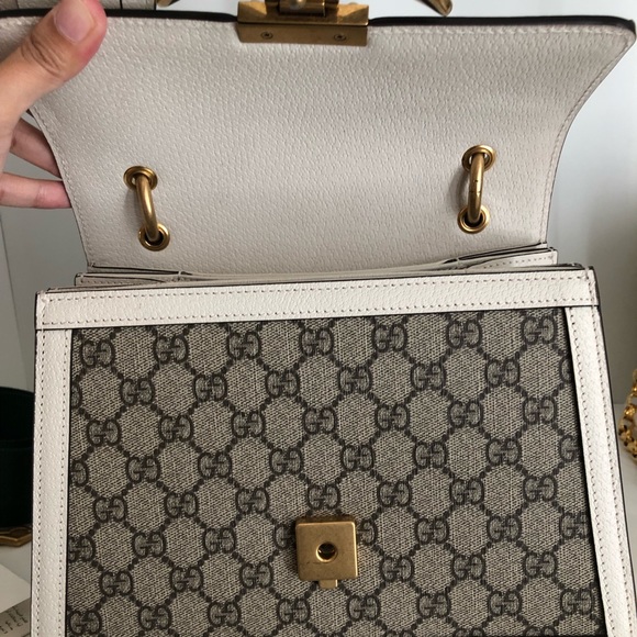 New Gucci Margaret top handle queen bee white - Picture 6 of 8